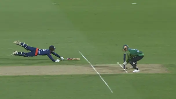 BULLSEYE! Ajaz Patel pulls off brilliant run out off own bowling