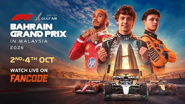 Bahrain GP 2026: Live on FanCode!