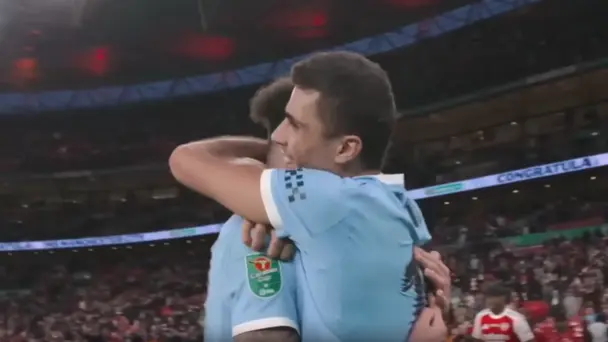 CHAMPIONS! Man City drub Arsenal to lift the trophy