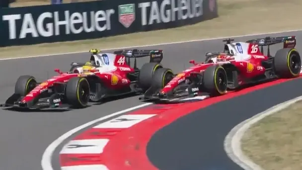 Ferrari vs Ferrari! A jaw-dropping moment at the circuit