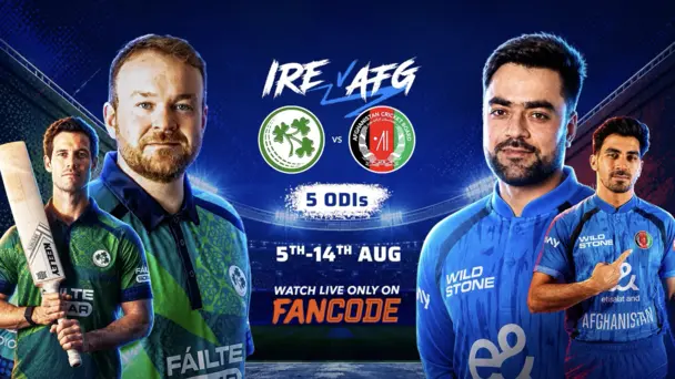 Afghanistan tour of Ireland 2026, 5 ODIs: Live on FanCode!