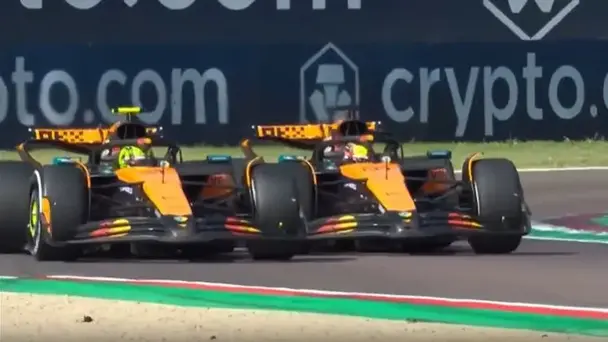 NERVES OF STEEL! McLaren duo were inches away from disaster
