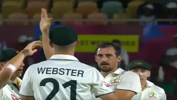 MILESTONE! Starc casted Kevlon Anderson in his 100th Test