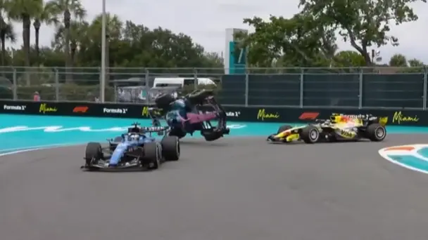 Heart-Stopping Crash! Lawson sends Gasly into a shocking flip