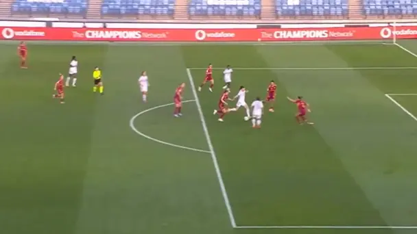 FIERY! Caroline Weir's finish set the ground ablaze