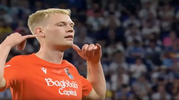 SUPERB! Orri Oskarsson taps in a crucial goal for Sociedad