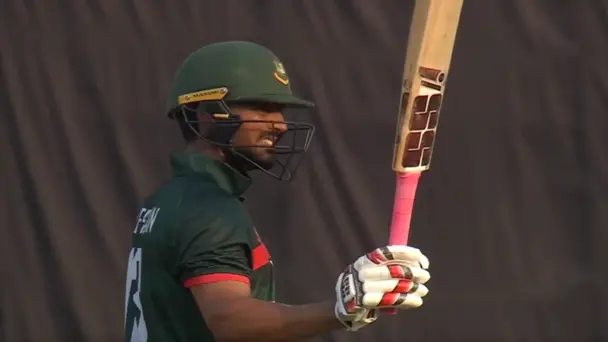 Saif Hassan's 57 off 76 | 1st ODI