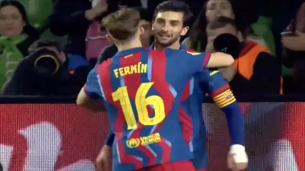 THE SHARK STRIKES! Ferran scores from Fermin's superb assist