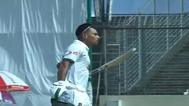 Najmul Hossain Shanto's 101 off 130 | 1st Test, Day 1