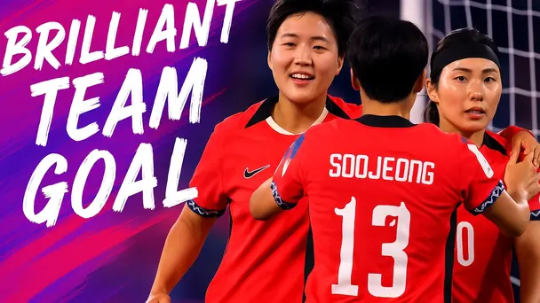 BRILLIANT TEAM GOAL! Ji So-yun makes it four for Korea Republic