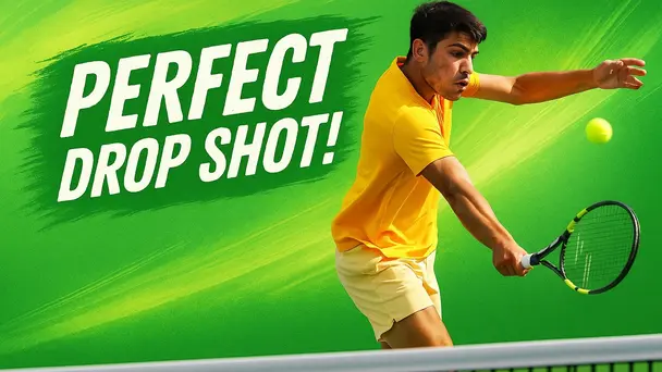 GENIUS AT WORK! Alcaraz pulls off the perfect drop shot-lob combo