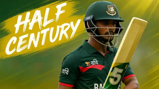 Tanzid Hasan's 54 off 44 | 1st ODI