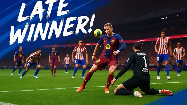 GOAL! Lewandowski fires Barca closer to glory