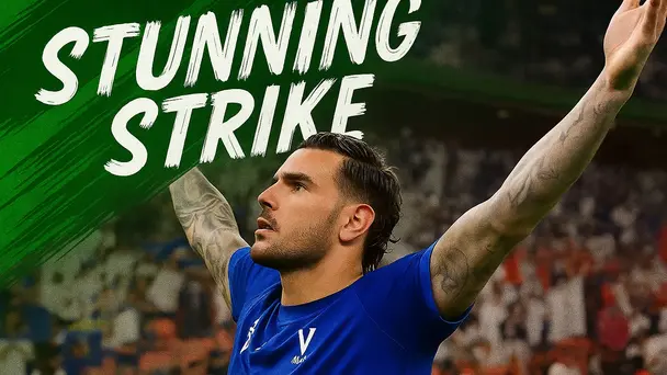 ABSOLUTE SCREAMER! Theo hammers it into the bottom corner