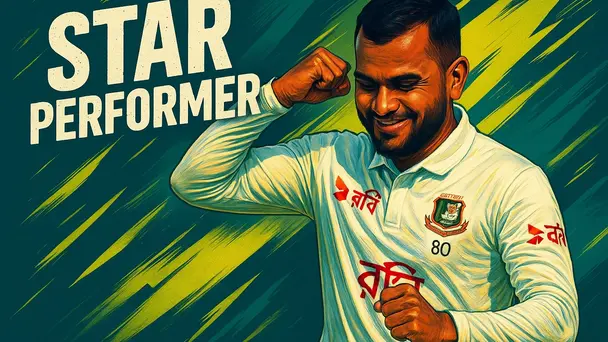 Mehidy Hasan Miraz's 5 for 102 | 1st Test, Day 3