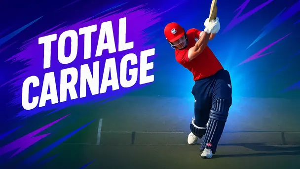 ABSOLUTE MAYHEM! Mitchell Hay goes berserk with the bat 