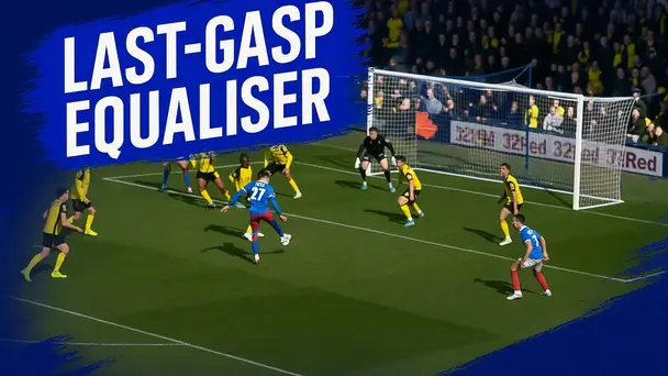 REMARKABLE! Dozzell nets last-gasp equaliser for Portsmouth