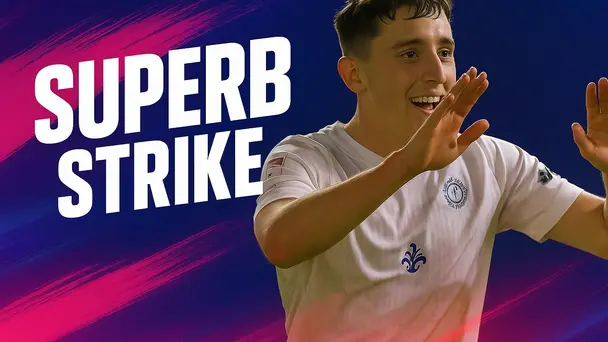 Straight Off The Training Ground! Reece Hutchinson's class goal