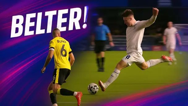 BELTER! Max Sanders announced himself with an unreal goal