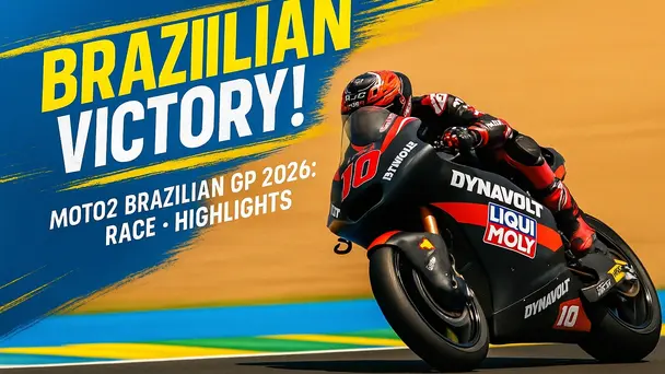 Moto2 Brazilian GP 2026: Race - Highlights