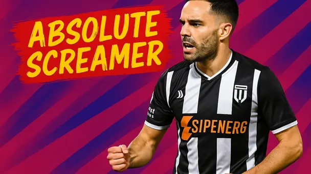 ABSOLUTE SCREAMER! Anthony Caceres with a thunderous strike