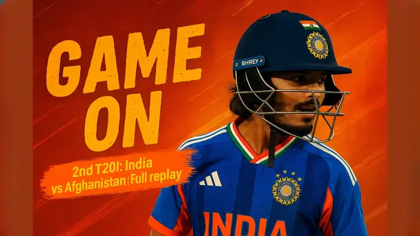 2nd T20I: India vs Afghanistan | Full replay