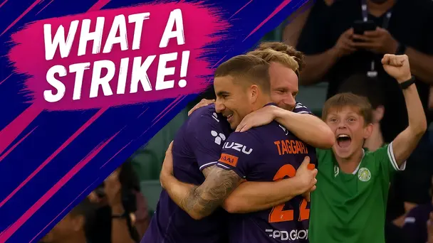 GLORIOUS! Taggart's thumping finish from Ostle's deft assist