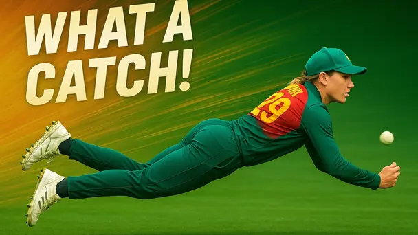 UNREAL! Ruth Johnston plucks a stunner at point