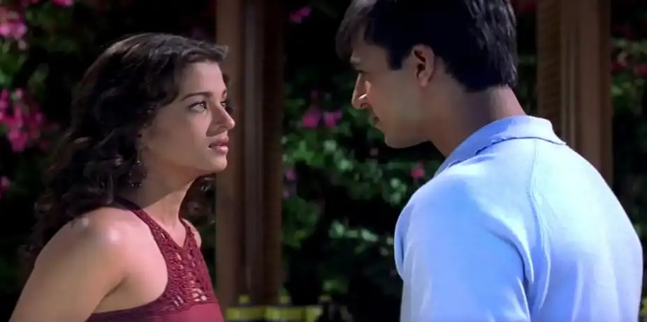 Aishwarya Rai and Vivek Oberoi romantic scene - Kyun! Ho Gaya Na