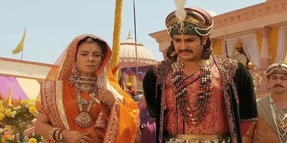 Jodha Akbar S1 E216 - Jodha arrives at Todarmal's ashram - Jodha Akbar