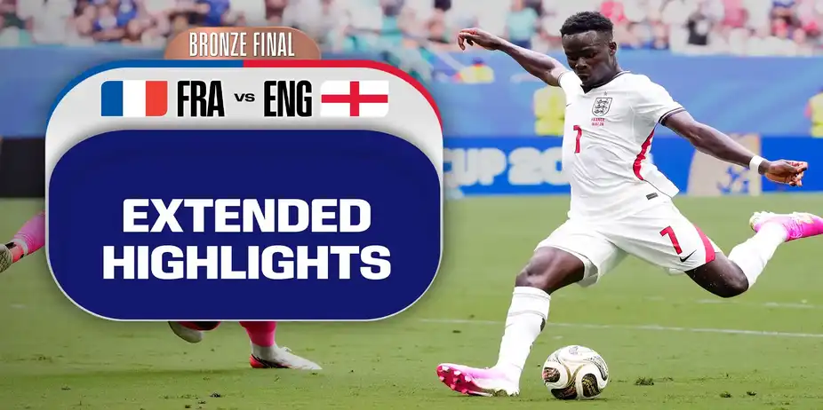 FRA Vs ENG | Extended Highlights | Bronze Final | FIFA World Cup 2026