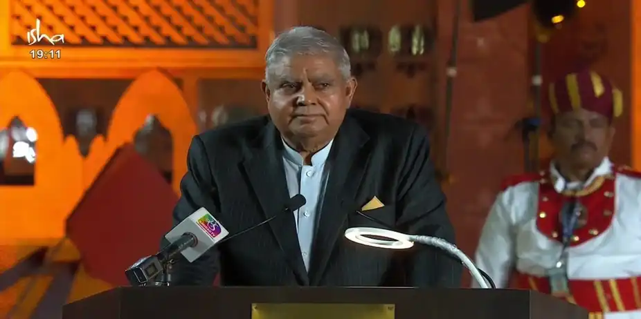 MahaShivRatri: A Night with the Divine S1 E10 - Sadhguru & Honourable Vice President Arrive For Mahashivratri