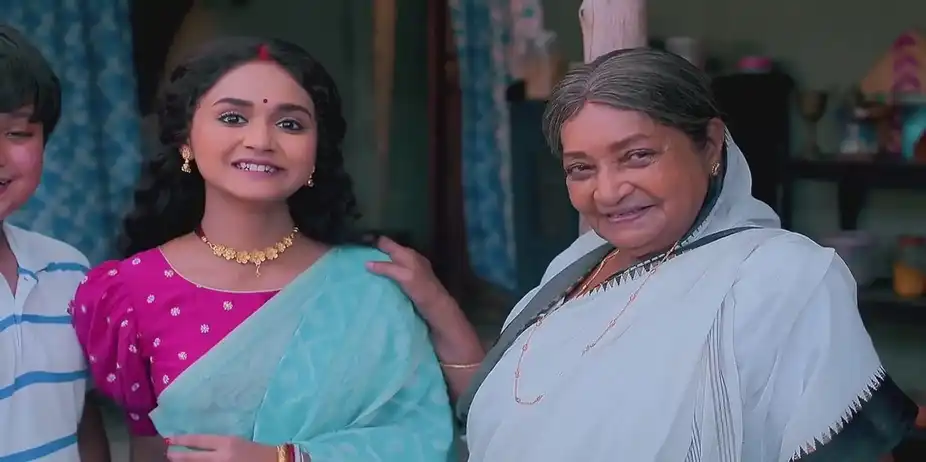 Roddur Touches the Elders' Feet | Puber Moyna