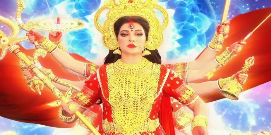 Mahishasura Assumes the Warrior Stance | Noborupe Debi Durga