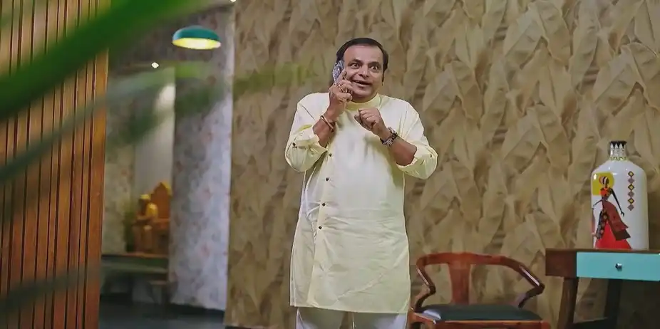 Laxmikant Shares His Happiness with Jaydev | Amruthadhaare