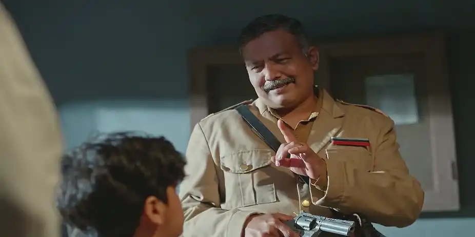 Inspector Bhatia Points the Gun at Atal - Atal