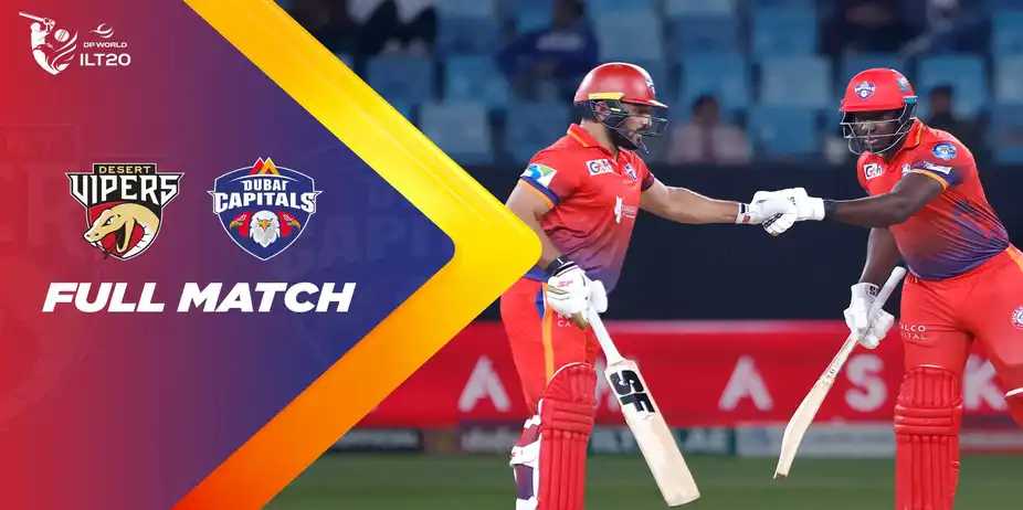 Desert Vipers vs Dubai Capitals - Qualifier 1 Match Replay
