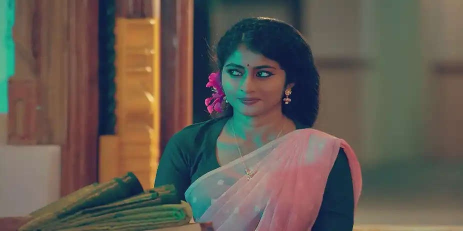 Ramachandran Poses as a Sari Seller - Veera