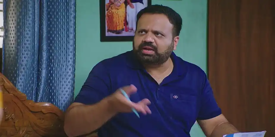 Veena Tells Santosh about an Argument - Lakshmi Nivasa