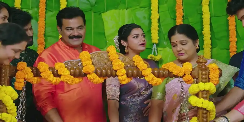 Bhoomika's Son's Cradle Ritual - Amruthadhaare
