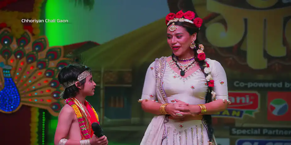 Krishna Shroff Portrays Radha alongside Lord Krishna - Chhoriyan Chali Gaon - Promo