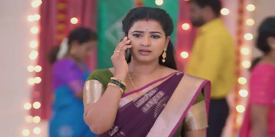 Raja Learns about Ganeshan and Kamakshi - Karthigai Deepam