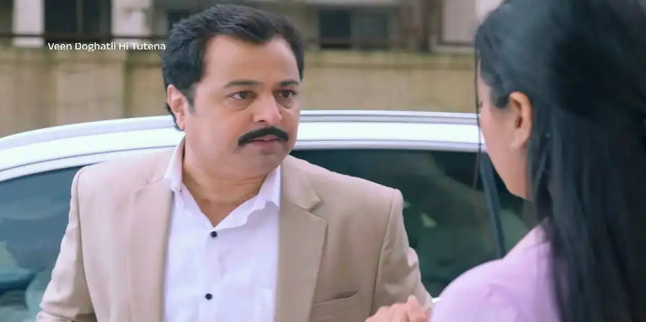 Samar Lashes out at Swanandi - Veen Doghatli Hi Tutena - Promo