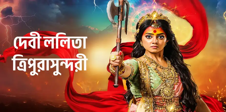 Lolita Tripurasundori in Her Fierce Form - Jago Maa Jago Durga