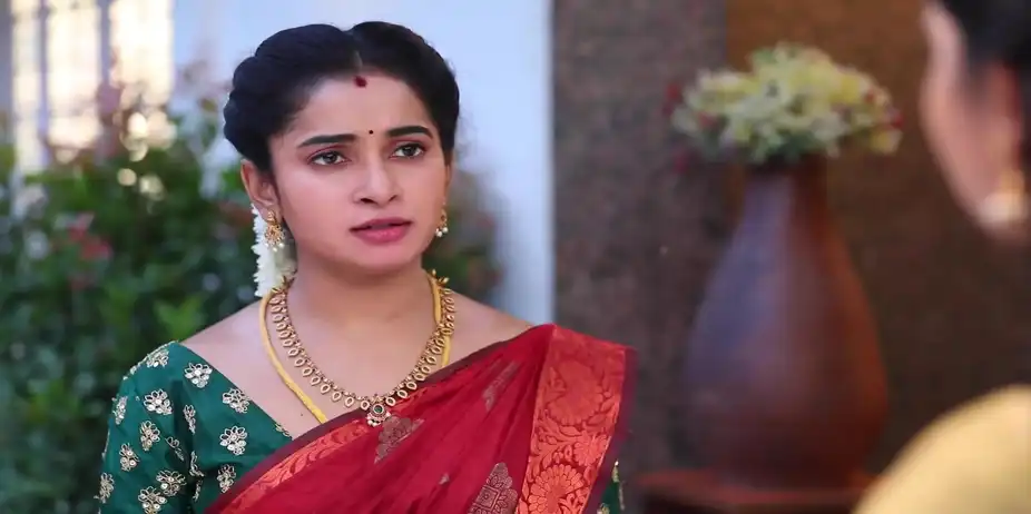 Janani Lies to Thulasi - Mounam Pesiyadhe