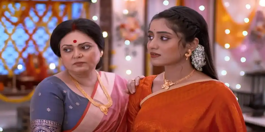 Barnali's Respect to Someshwar - Amader Dadamoni