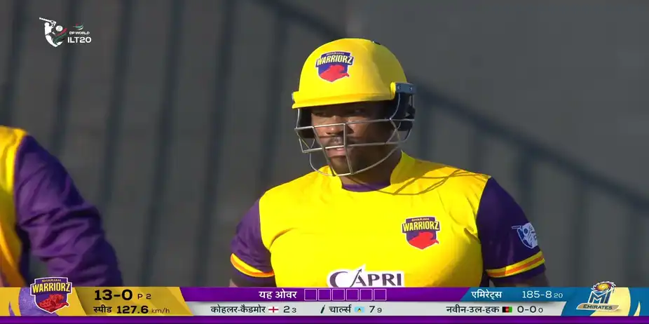 FOUR! Consecutive boundaries from Charles put SW in an aggressive position early