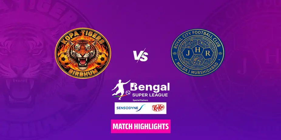 Kopa Tigers Birbhum Vs Jhr Royal City Fc Malda - Highlights