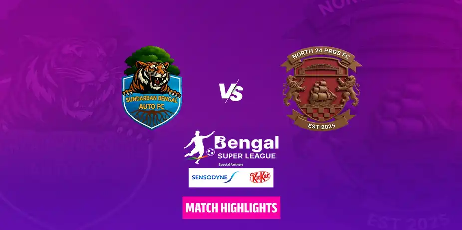 Sundarban Bengal Auto Fc Vs North 24 Parganas Fc - Highlights