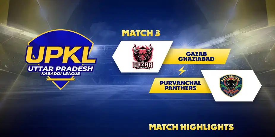 Gazab Ghaziabad Vs Purvanchal Panthers - Highlights